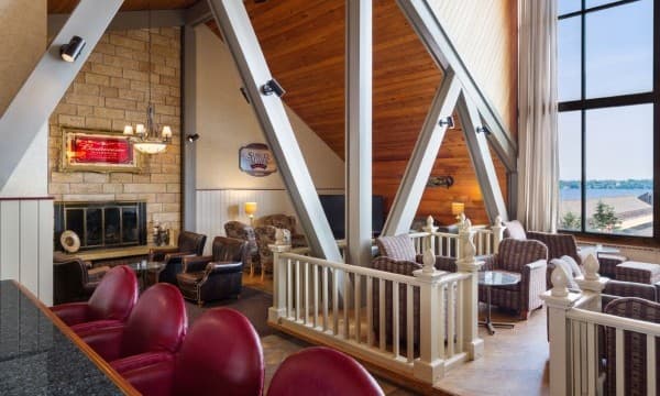  All Season Dining with panoramic Lake Darling Views