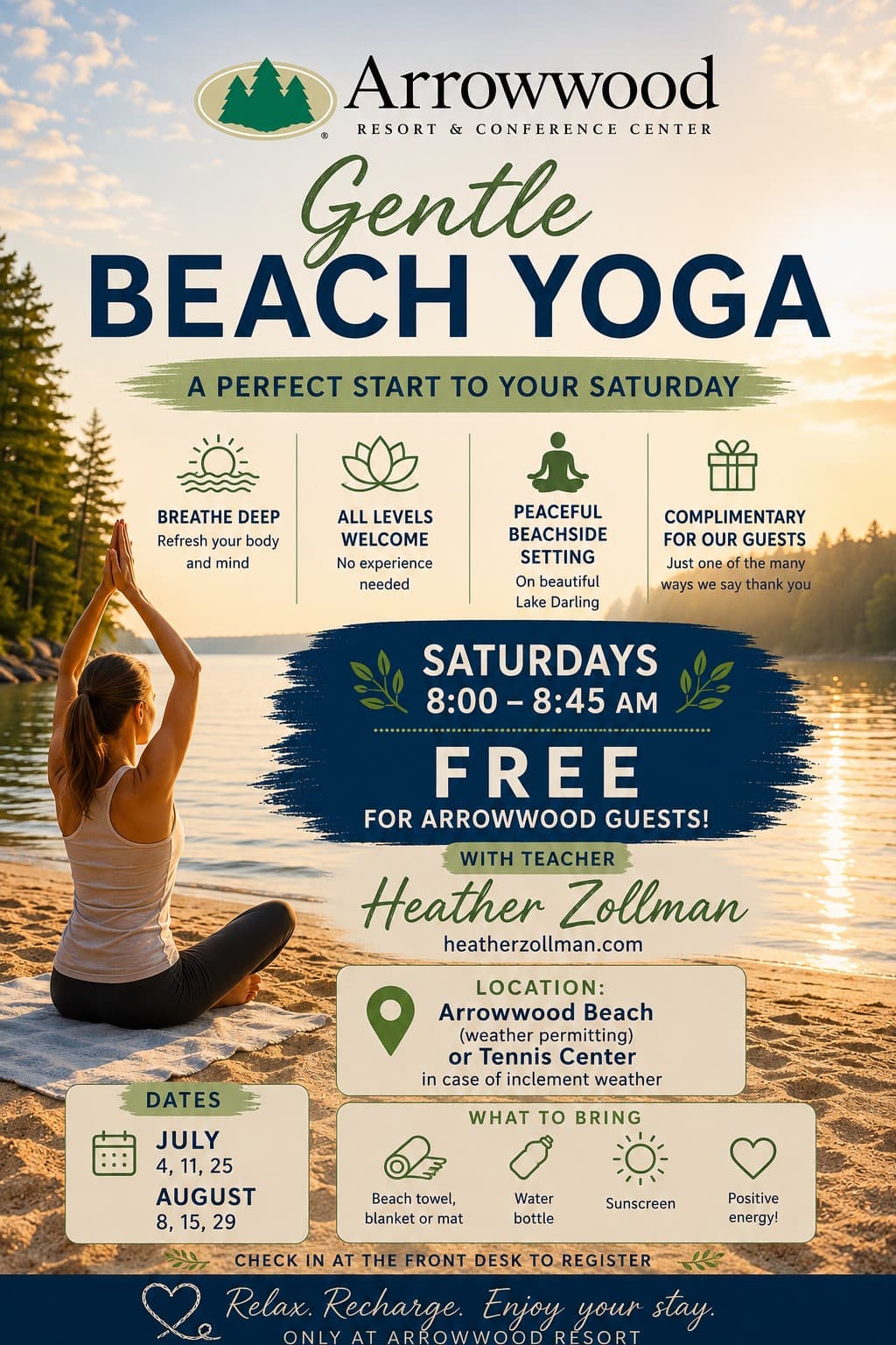 Gentle Beach Yoga