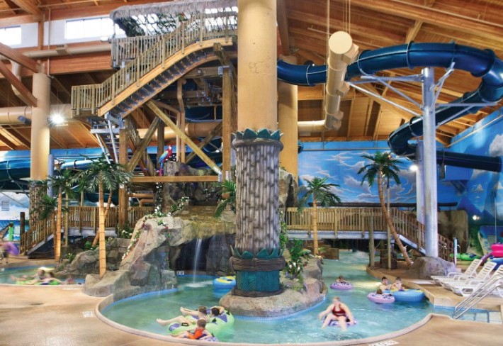 Children in Waterpark